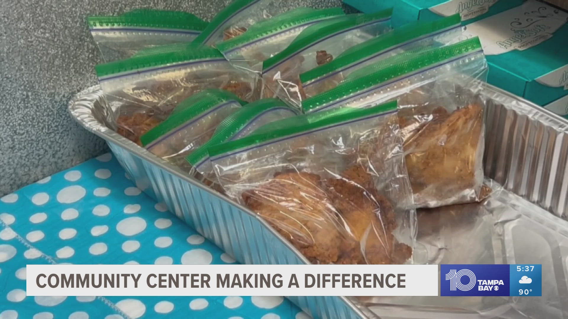 Volunteers and workers prepare over 100 meals daily for neighbors in need, but has been struggling with roofing issues for years.