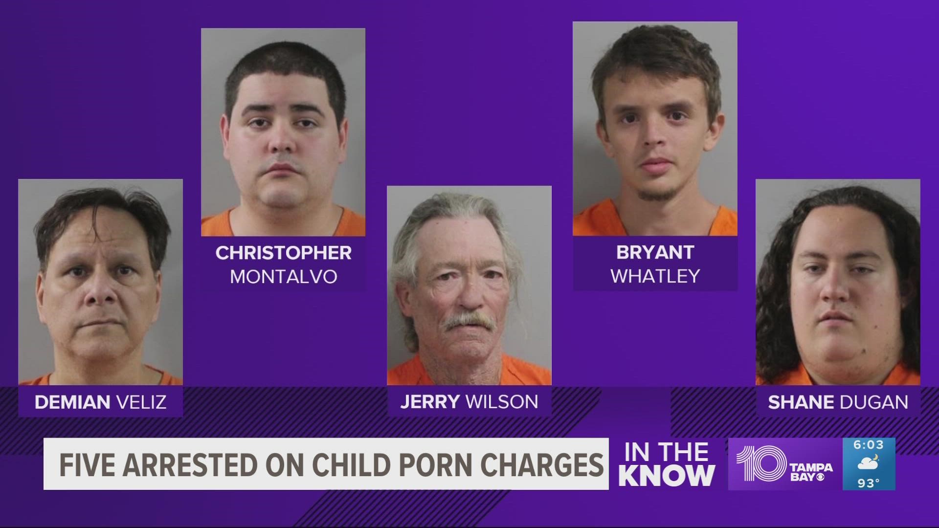 Wwwdownloading Xxxn - 5 Polk County men arrested for possession of child porn | wtsp.com
