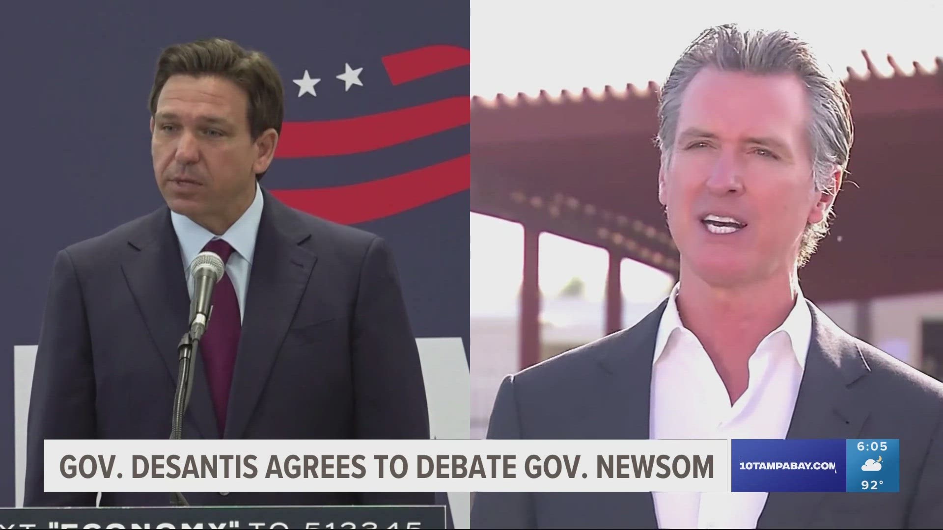 Newsom formally proposed a debate in a letter sent to Sean Hannity which included suggested dates, locations and rules.