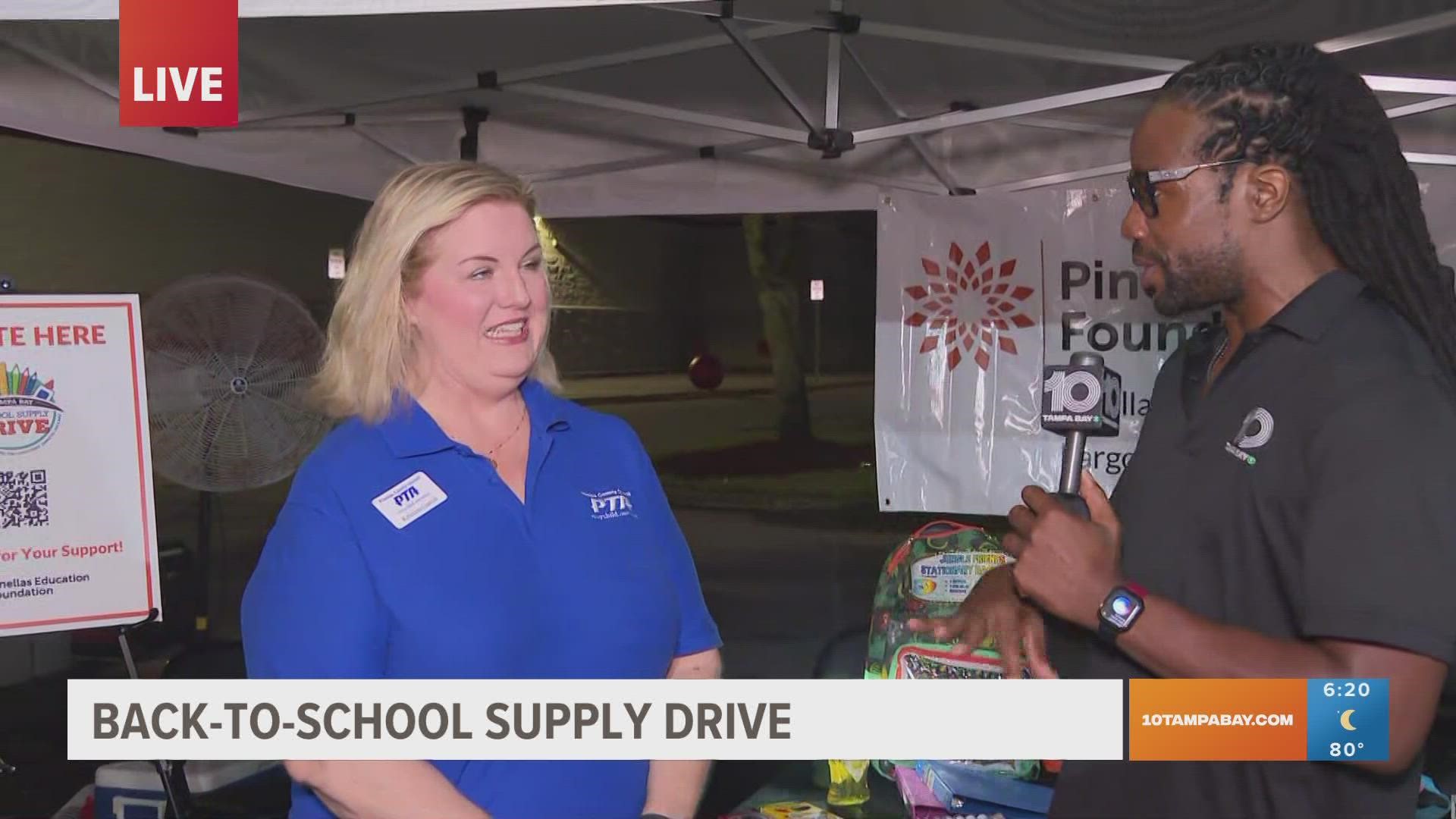 10 Tampa Bay is partnering with the Pinellas Education Foundation to help get kids ready for school.