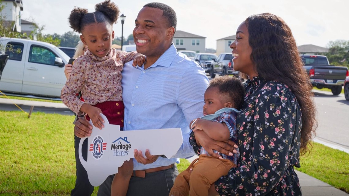 Zephyrhills military family receives a free home - Vimarsana News