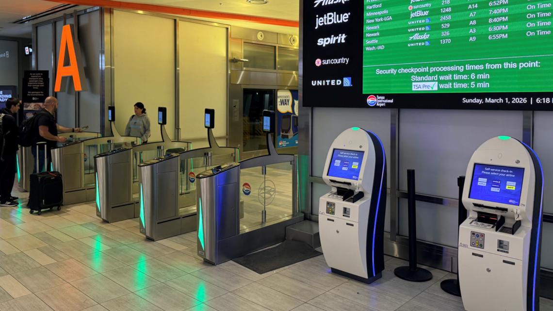 Tampa International Airport launches new high-tech upgrades ahead of spring break travel surge