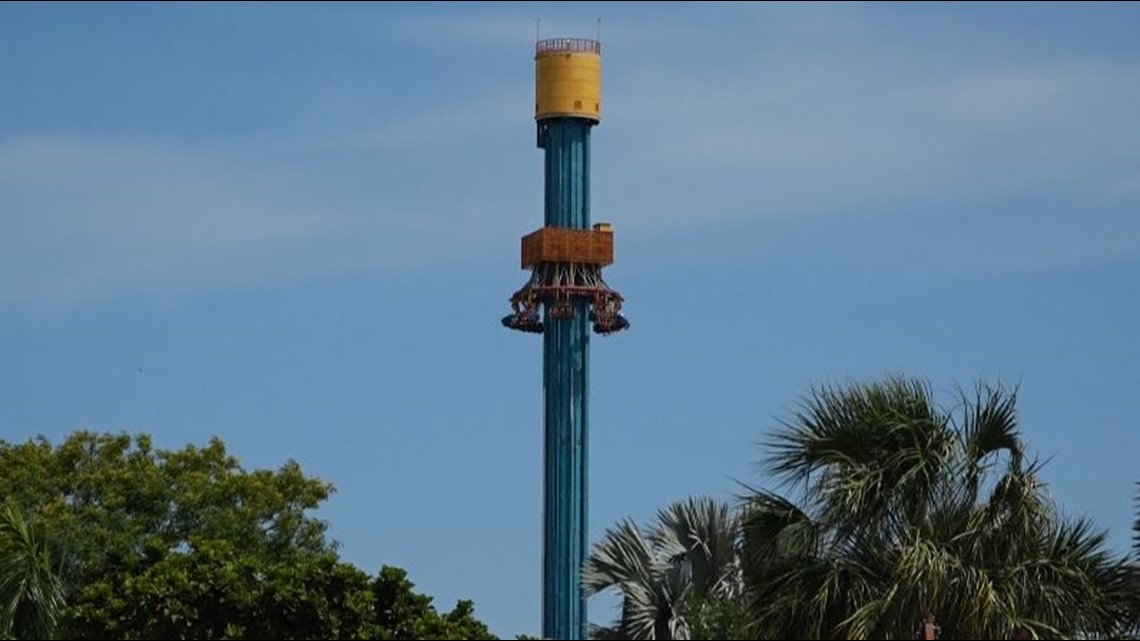 Busch Gardens' Falcon's Fury reopens after temporary closure