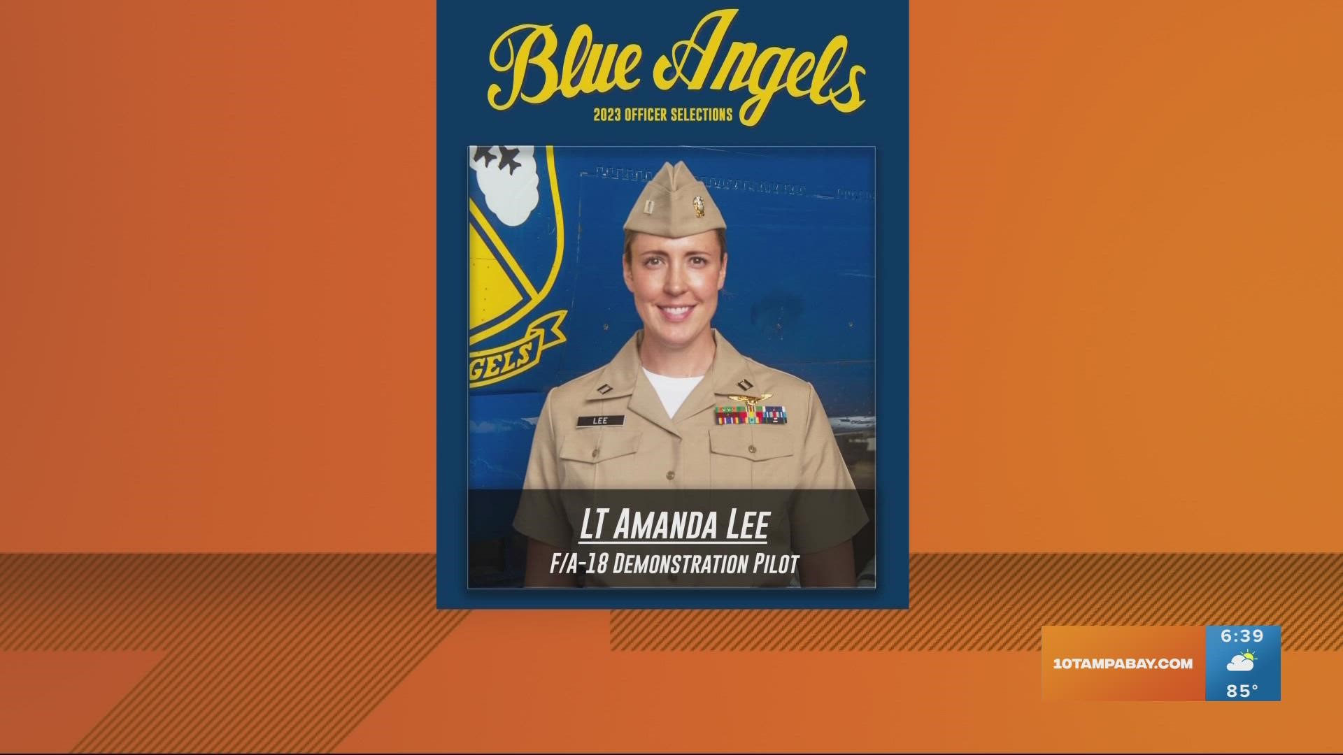 Blue Angels name first woman fighter jet demonstration pilot 