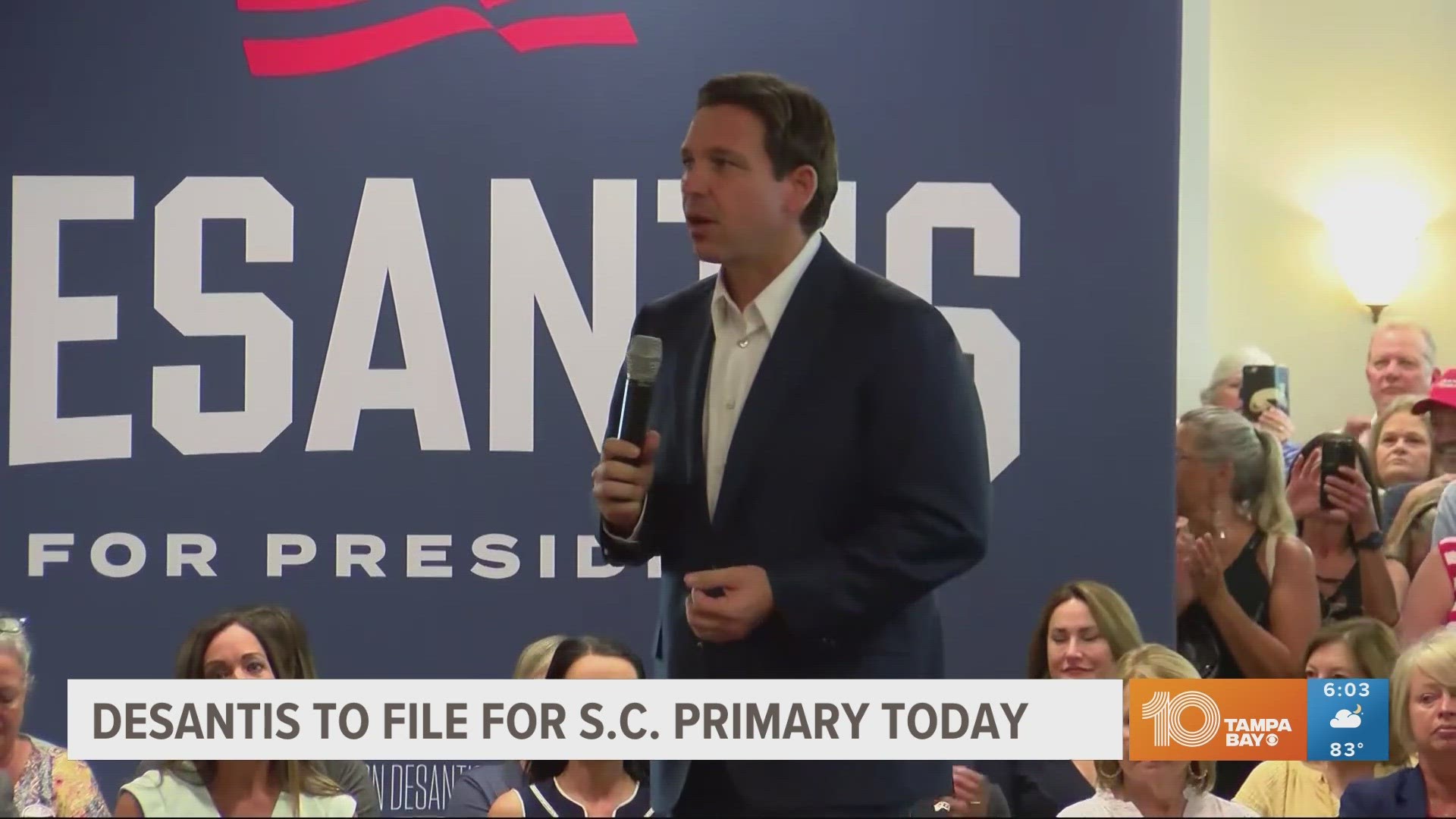 DeSantis has struggled to make inroads against Trump, who holds a commanding lead in the primary, and recently began cutting campaign staff.