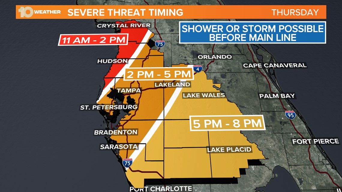 Florida S Halloween Forecast Severe Weather Possible Thursday Wtsp Florida S Halloween Forecast Severe Weather Possible Thursday Wtsp