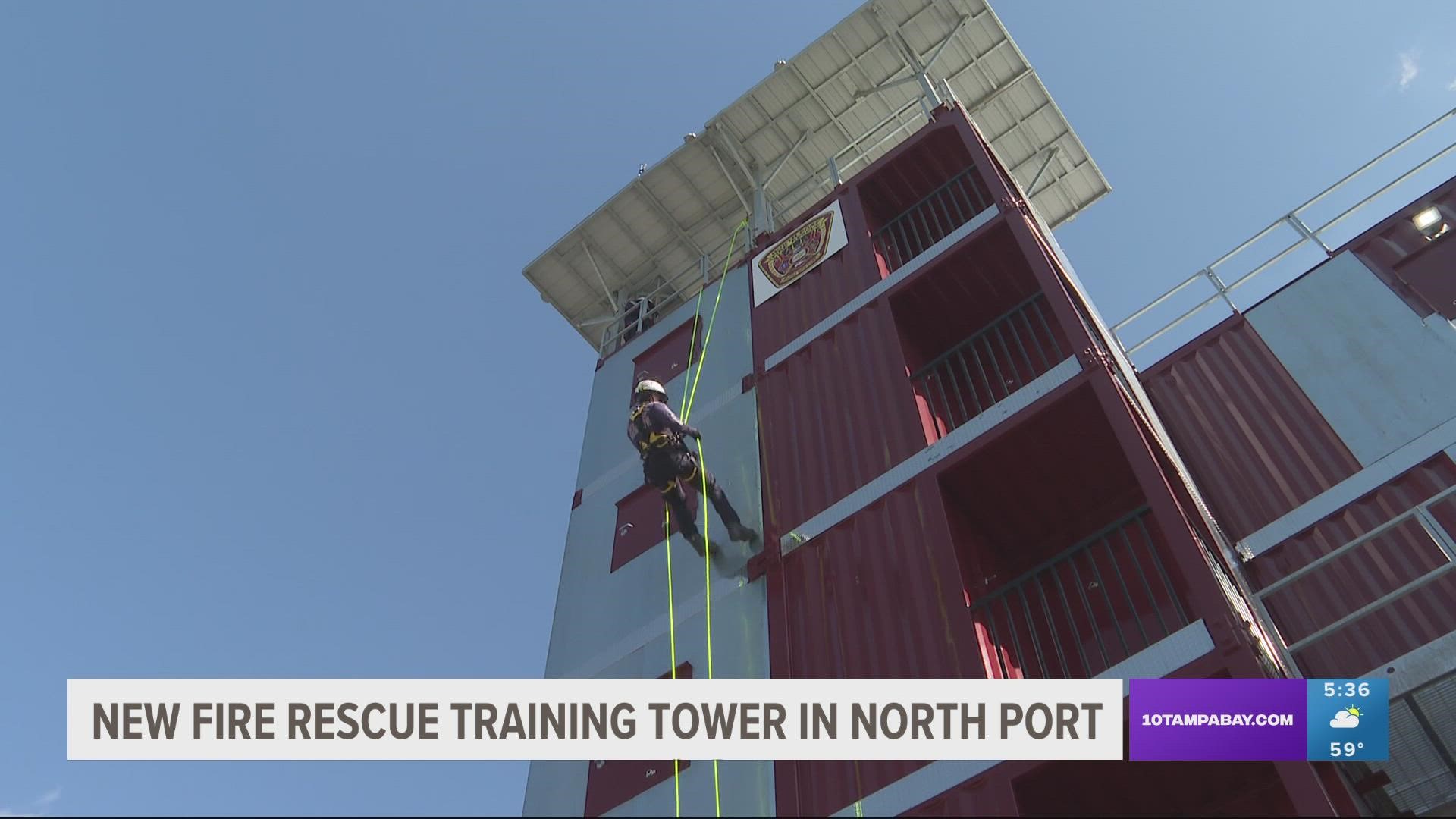 The fire tower will serve as a regional training complex for North Port and other surrounding fire departments.