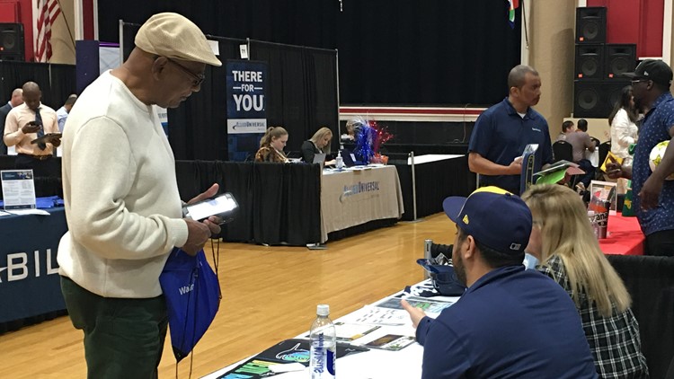 Wages are a big topic at St. Petersburg job fair
