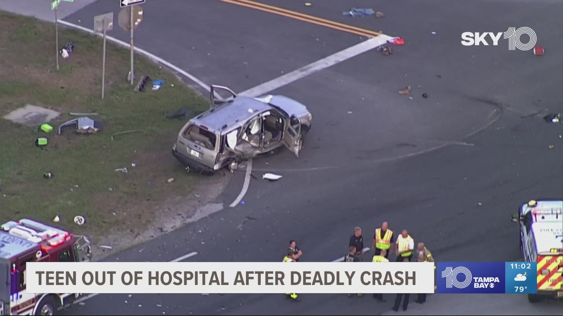 Deputies said the man didn't have a driver's license and was living in the country illegally. Two people were killed in the crash and five others were hospitalized.