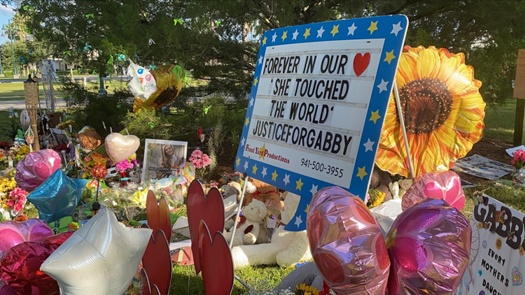 Gabby Petito memorial removed from Laundrie family's yard ahead of severe weather