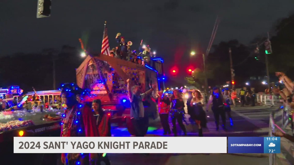 Sant' Yago Knight Parade lights up Ybor City