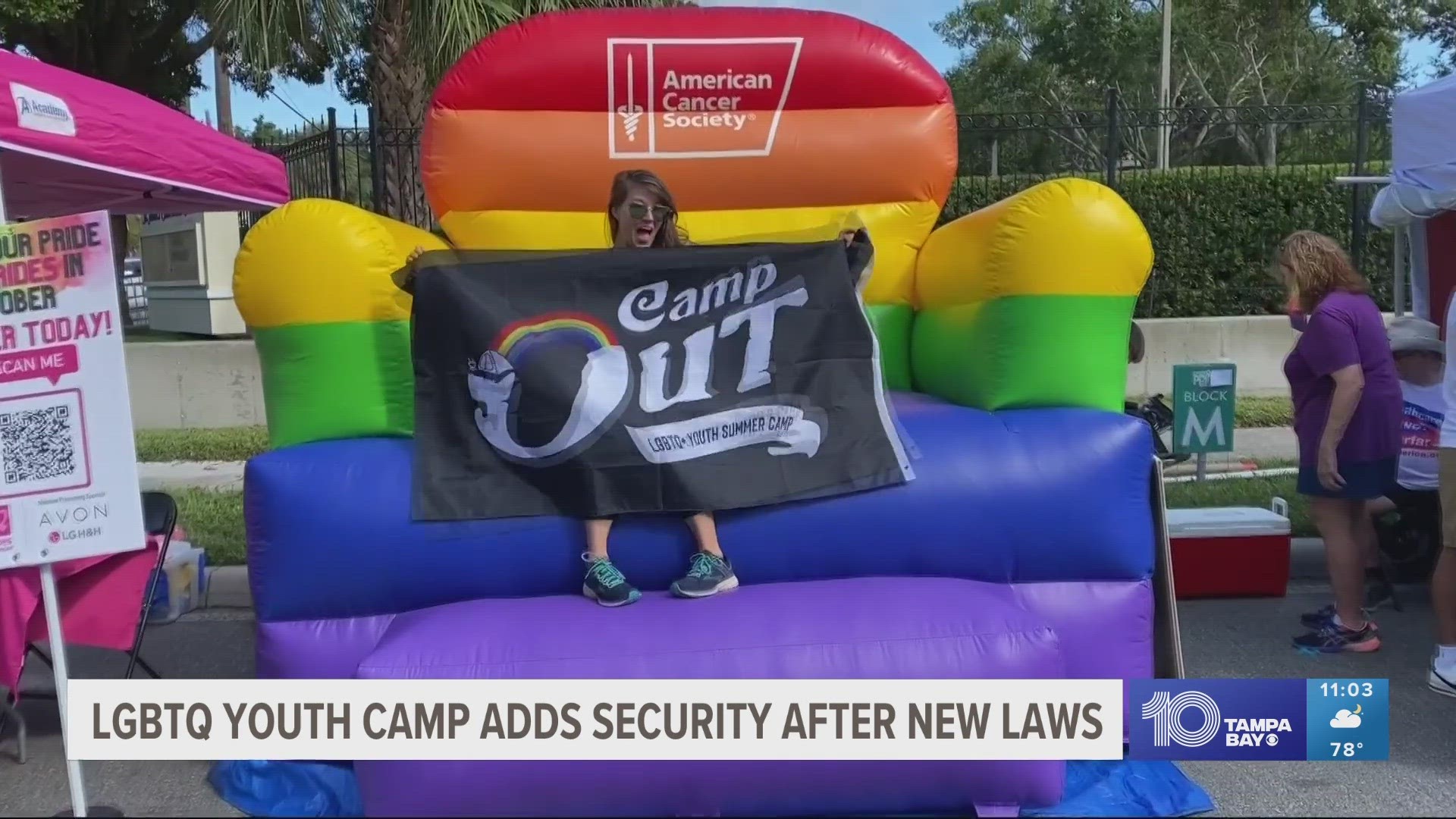 The founder of camp "Camp Out" added additional safety protocols and security.