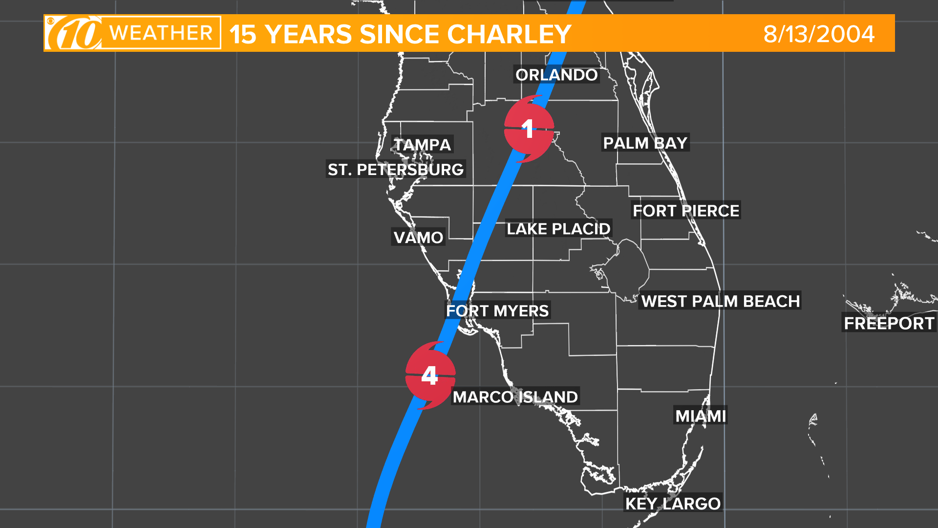 Hurricane Charley made landfall on Florida 15 years ago | wtsp.com