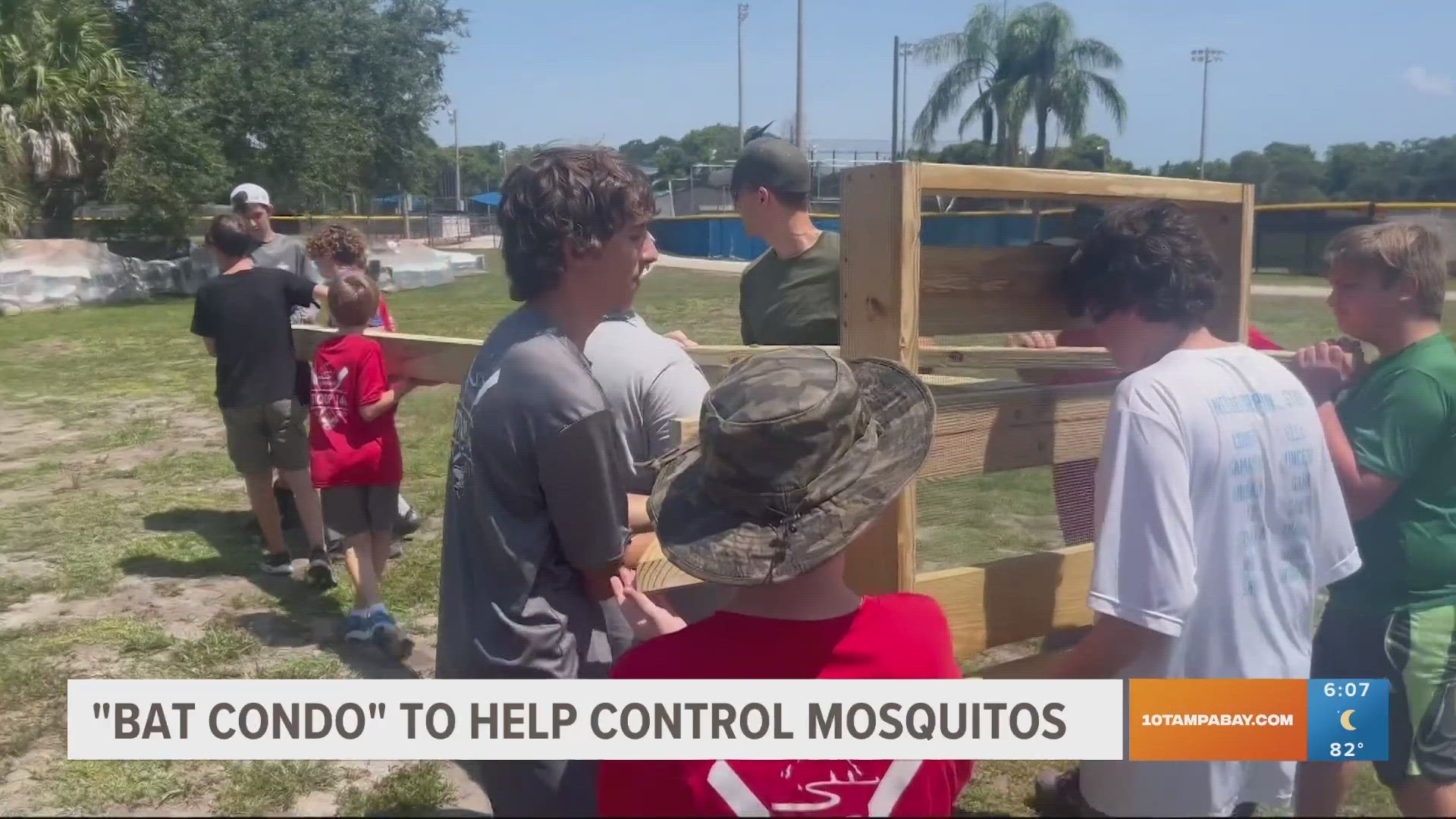 The structure will be set up at GT Bray Park in Manatee County.