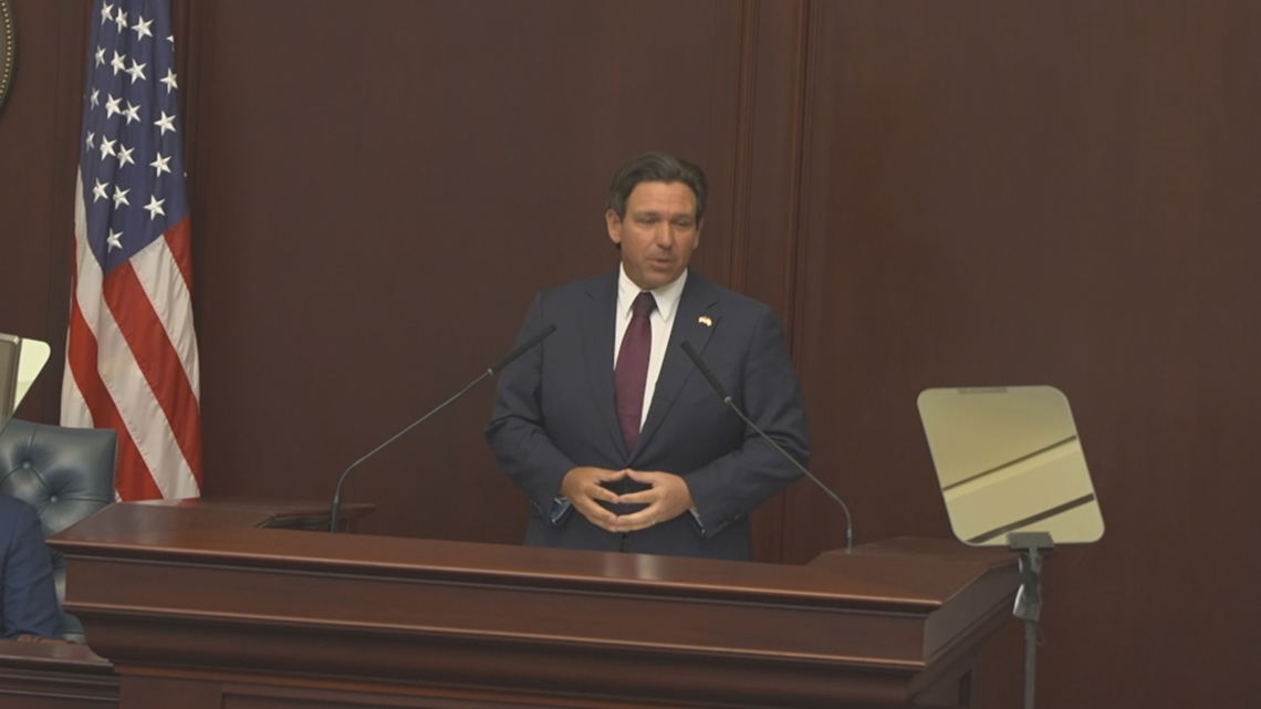Florida legislative session begins with Gov. DeSantis’ final state of the state address