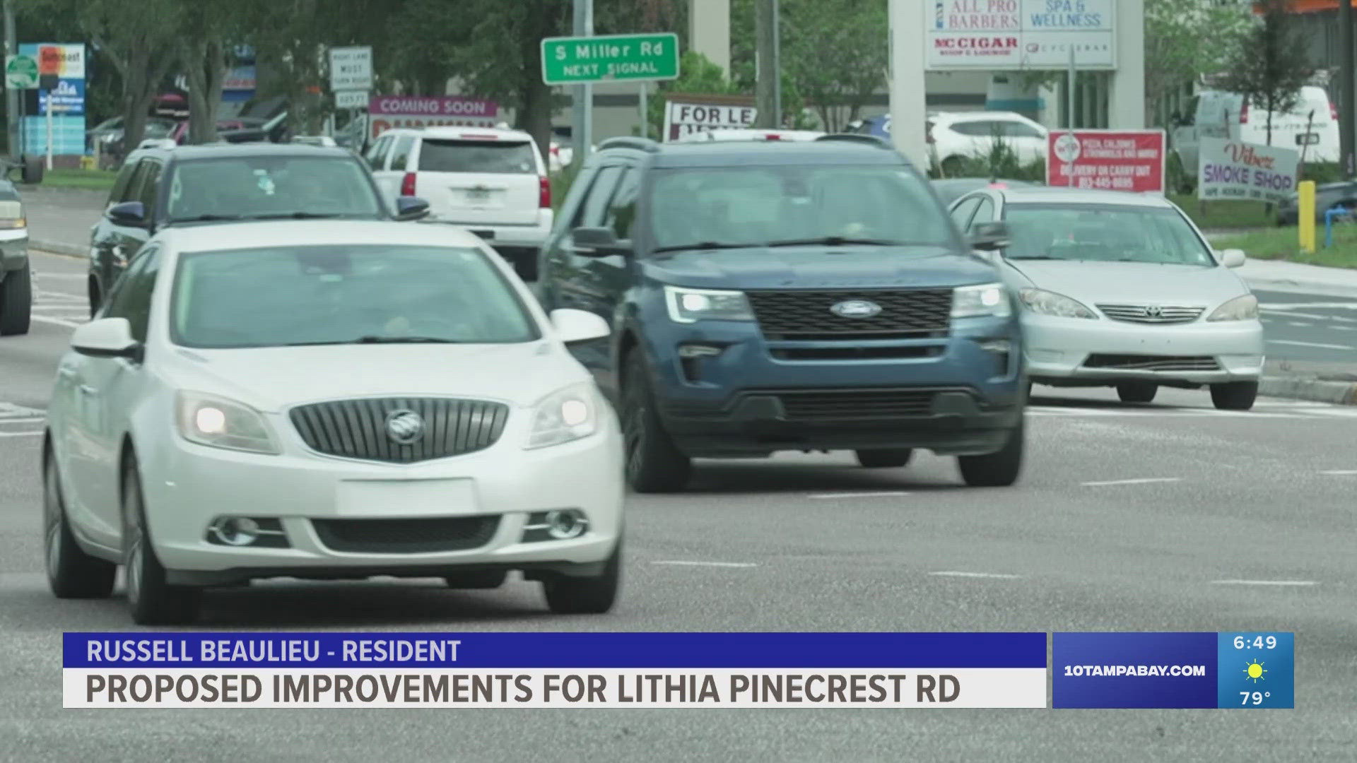 Right now, leaders are working on a project to improve Lithia Pinecrest Road