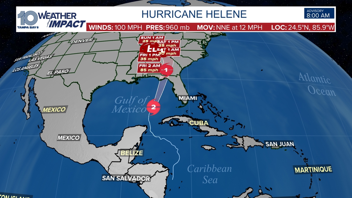 Tracking Hurricane Helene Impacts to Tampa Bay area