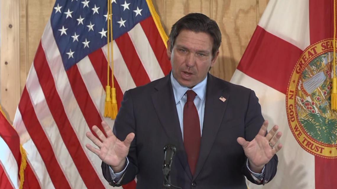LIVE: Gov. DeSantis speaking at news conference in Tampa