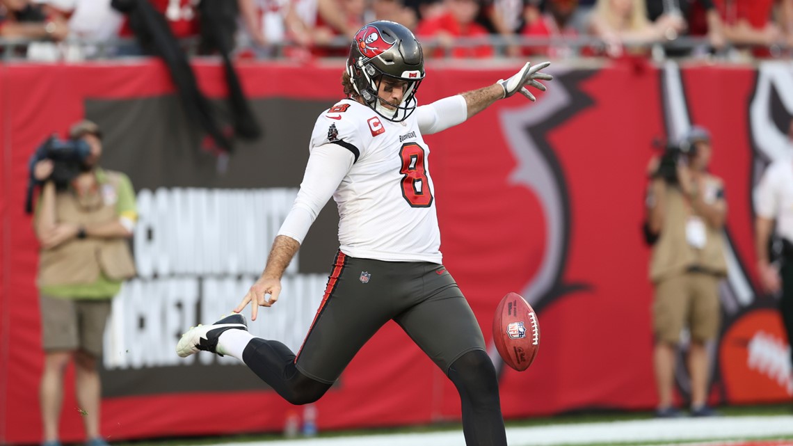 Bucs' Bradley Pinion starts 'Punts for Pups' with pet resource center