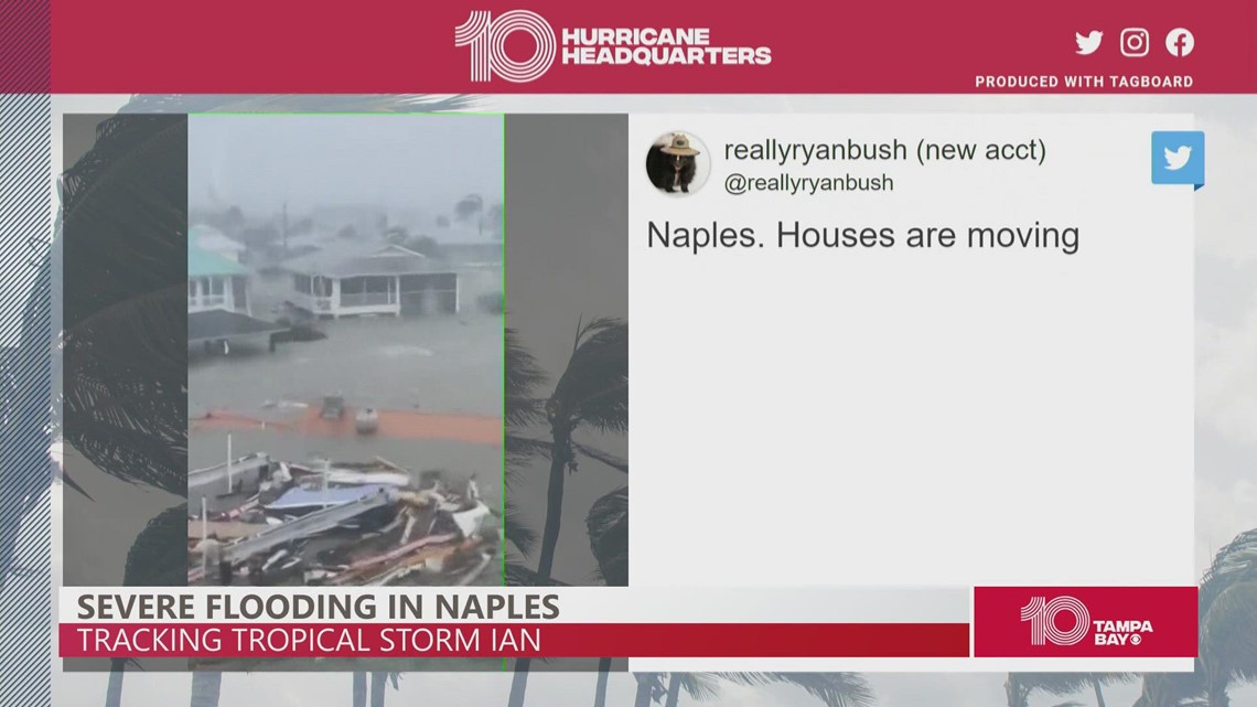 Naples Home Caught Floating Away After Hurricane Ian Storm Surge | Wtsp.com