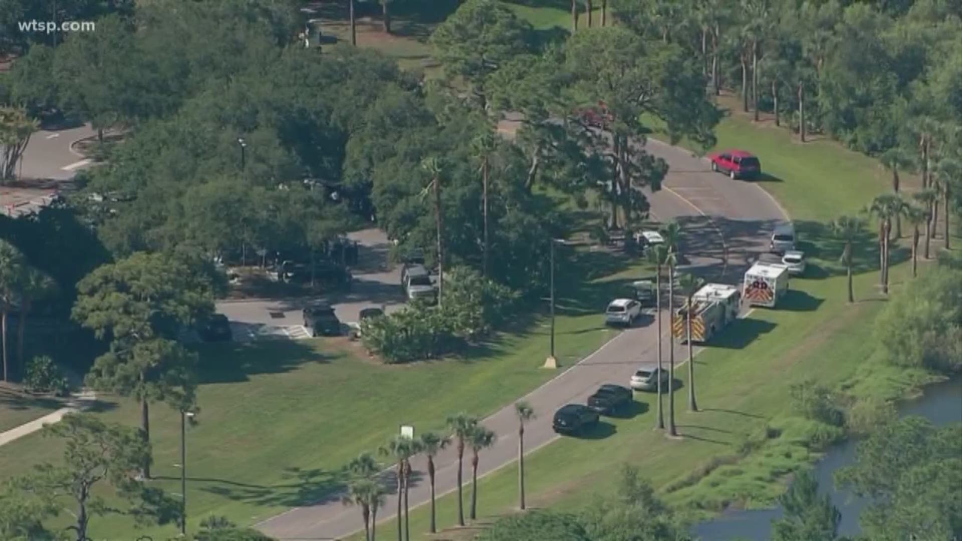 A suspicious object was found Wednesday afternoon inside the east gate entrance to the Bay Pines VA Healthcare System.

Nobody was in any immediate danger, and authorities secured the area.