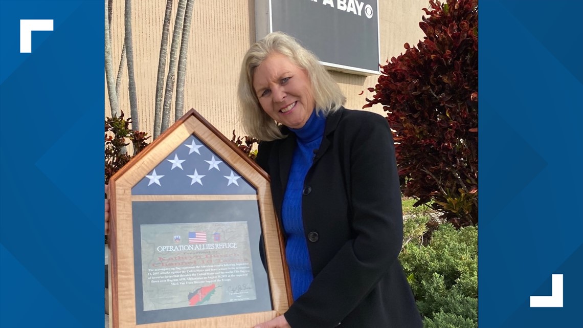 10 Tampa Bay's Kathryn Bursch honored for 10 for the Troops - Vimarsana News