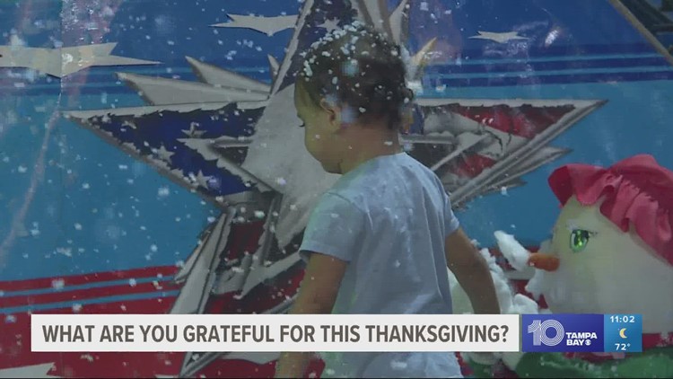 Here's what people across Tampa Bay say they're thankful for this year