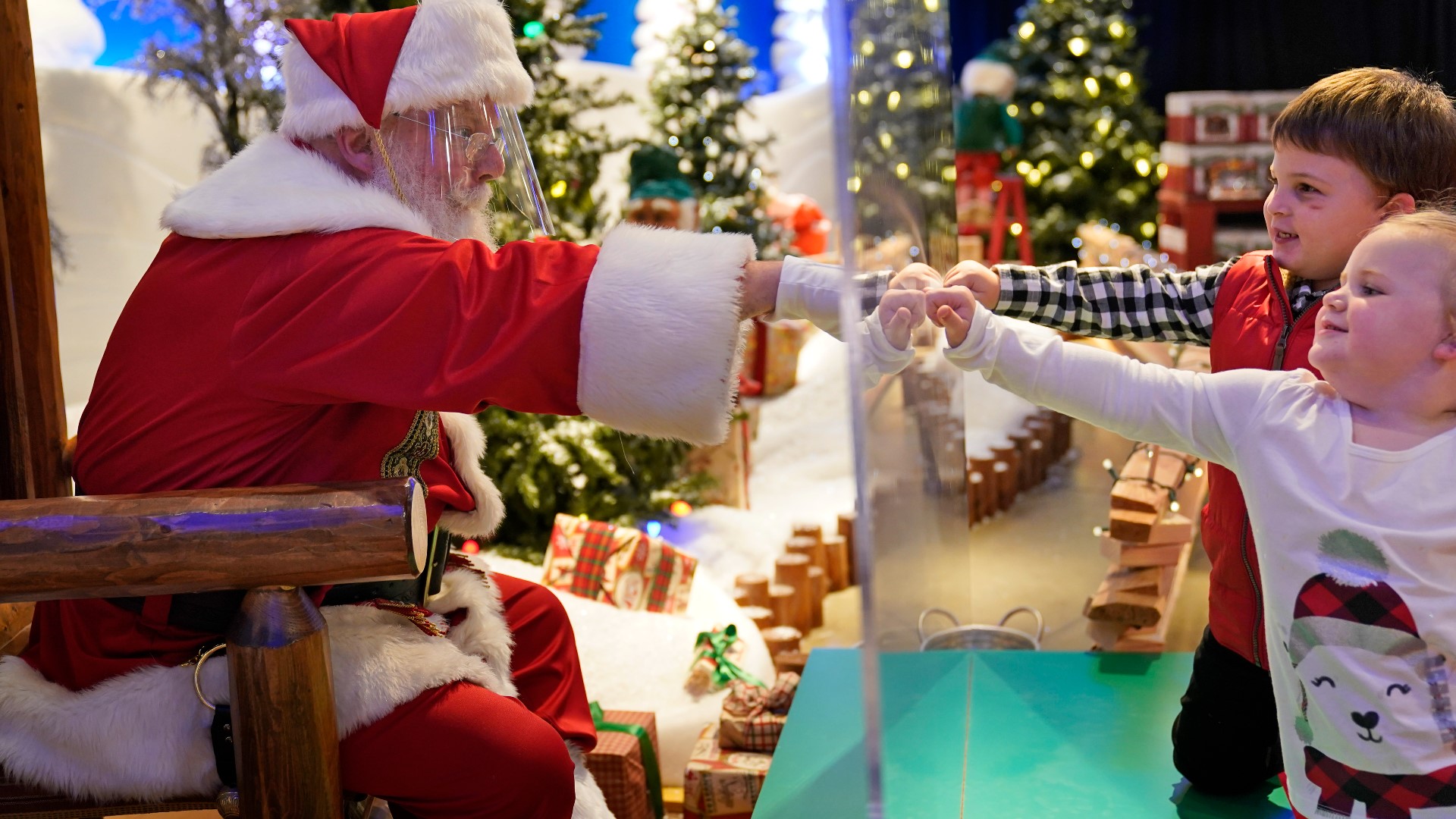 Santa's friends are a little harder to come by this holiday season, even as more families and friends plan to celebrate together for the first time in years.