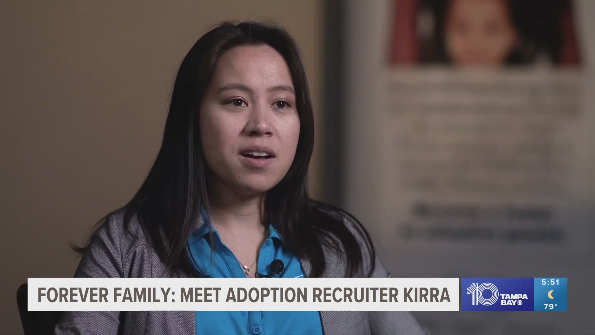 Adoption Recruiter Kirra Encinas helps kids find permanent placements if they can't go back to their parents.