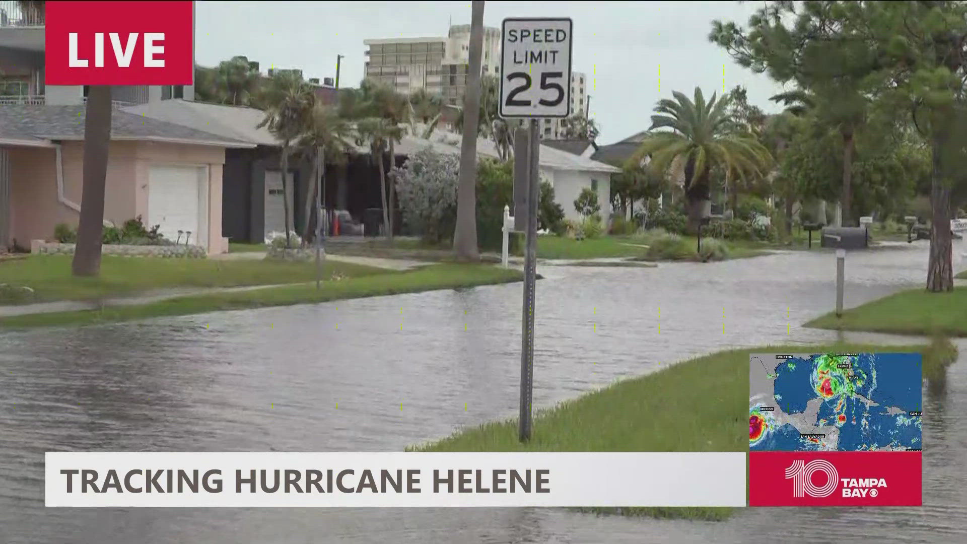 Storm surge in Pinellas County is expected to reach 5 to 8 feet.