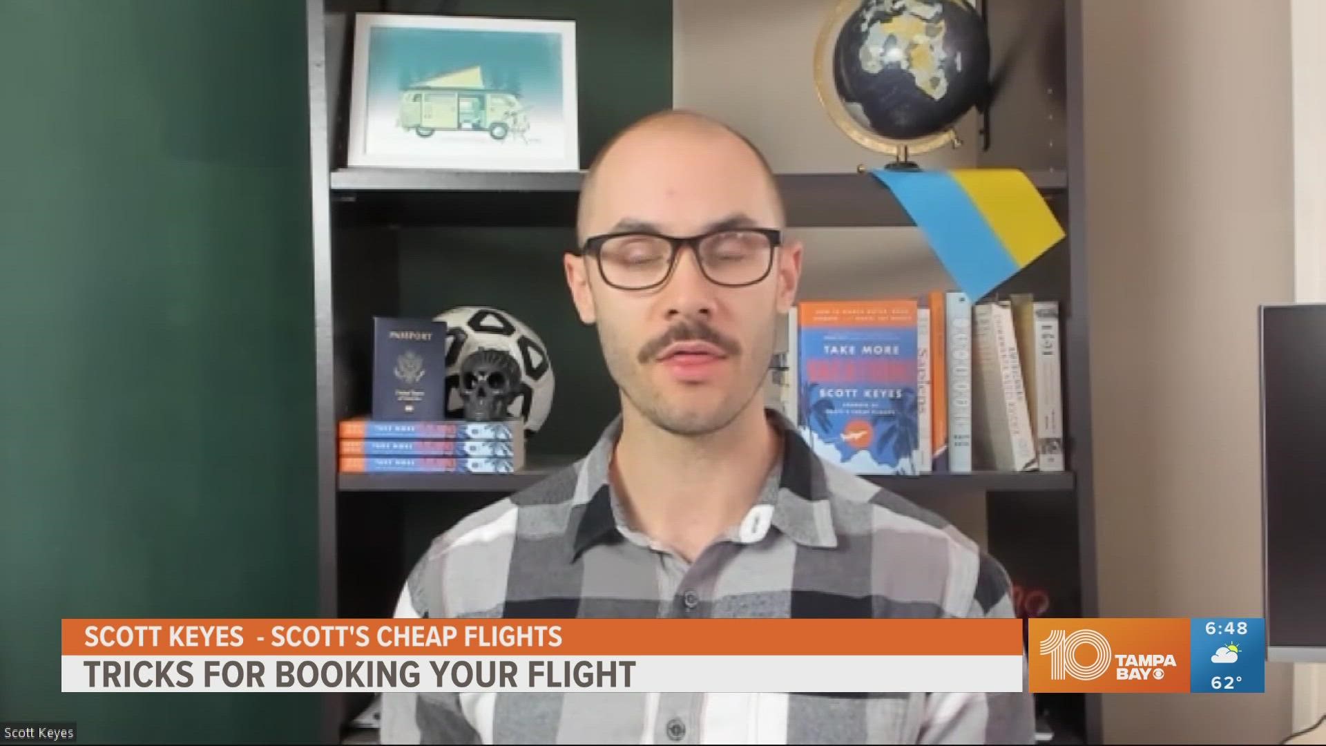 Scott's Cheap Flights recommends booking at least 21 days in advance.