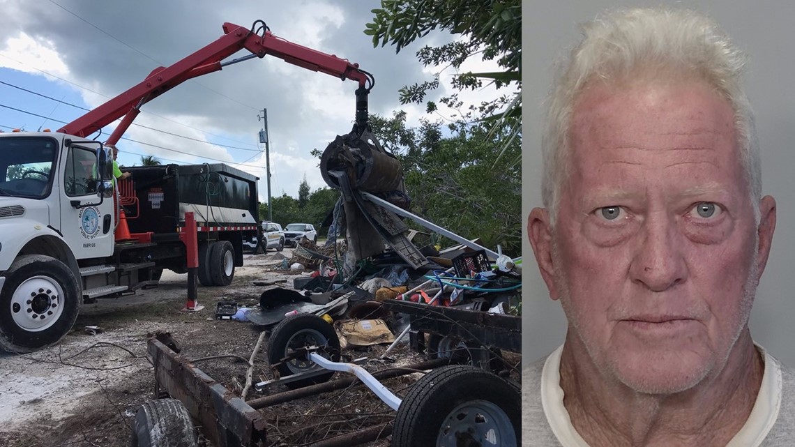Florida man arrested for dumping 10,000 pounds of trash - Vimarsana News