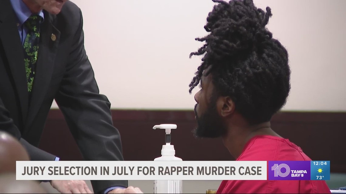 Jury selection in July for Tampa rapper murder case