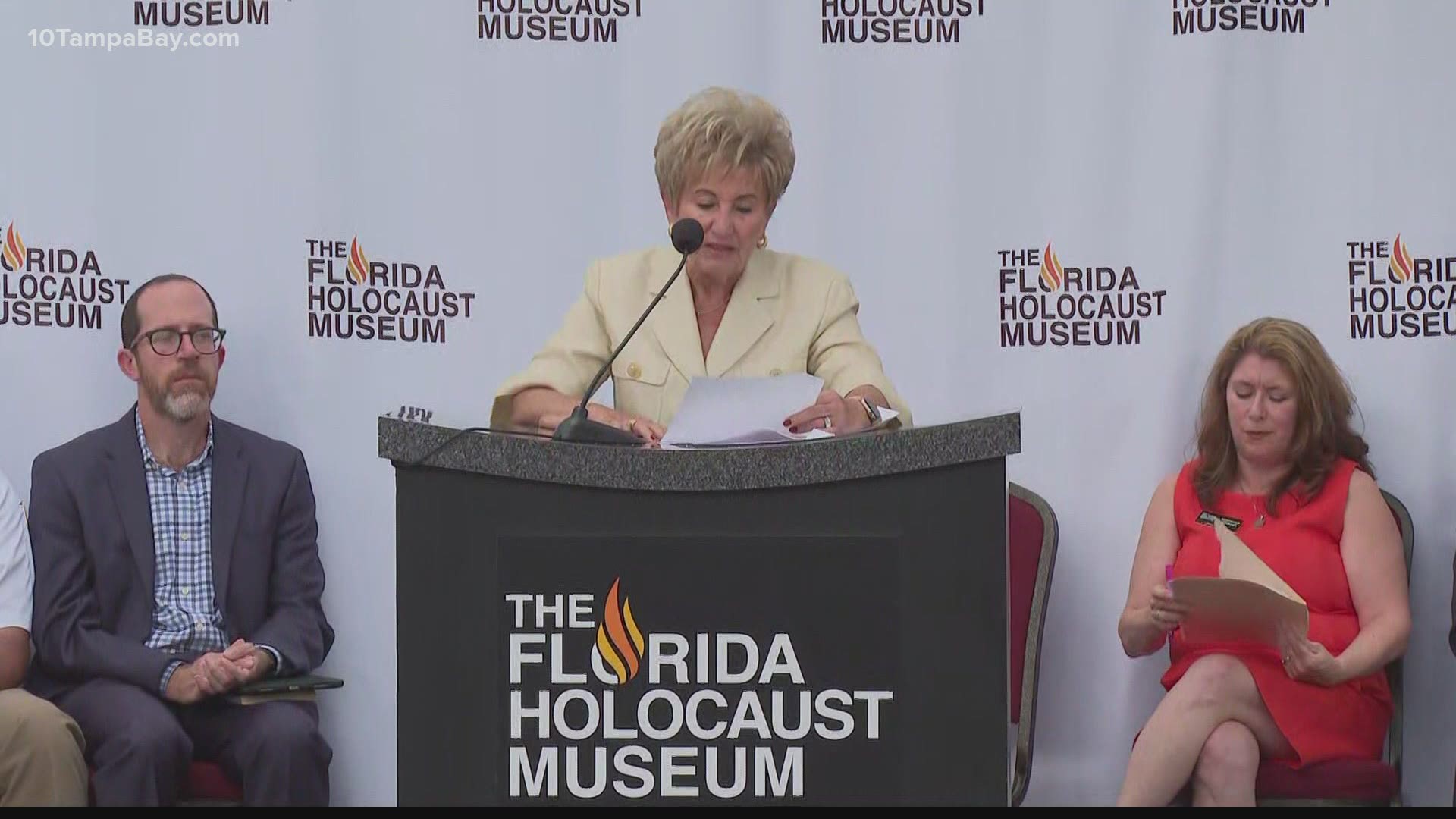 The Florida Holocaust Museum was targeted with antisemitic graffiti. Authorities are investigating the vandalism as a potential hate crime.