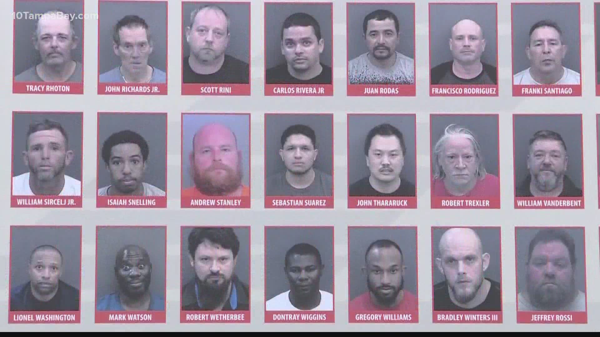 The Hillsborough Sheriff’s Office arrested 79 people as part of 'Operation Take Down.' Among those charged with prostitution - a local high school coach.