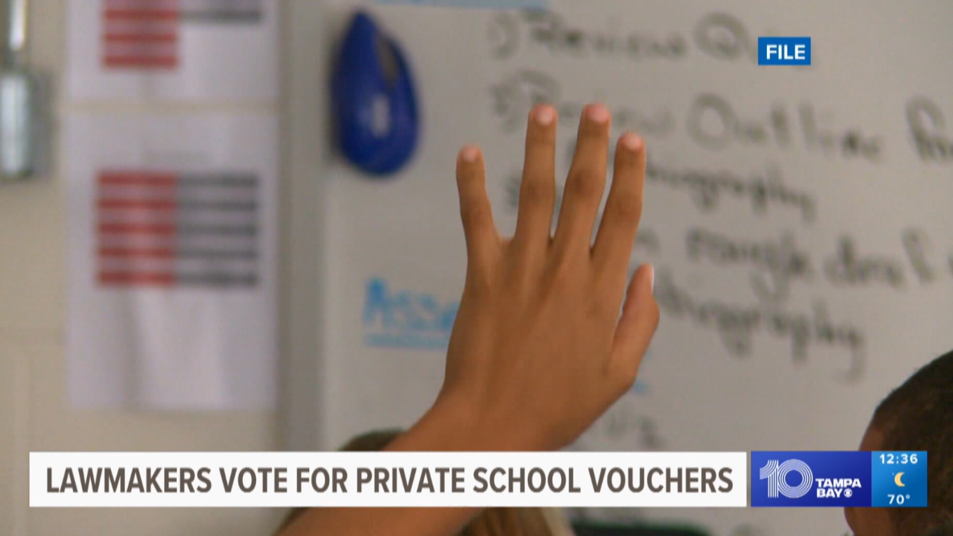 The expansion allows for any students living in Florida to get a voucher that they can use to attend participating private schools.