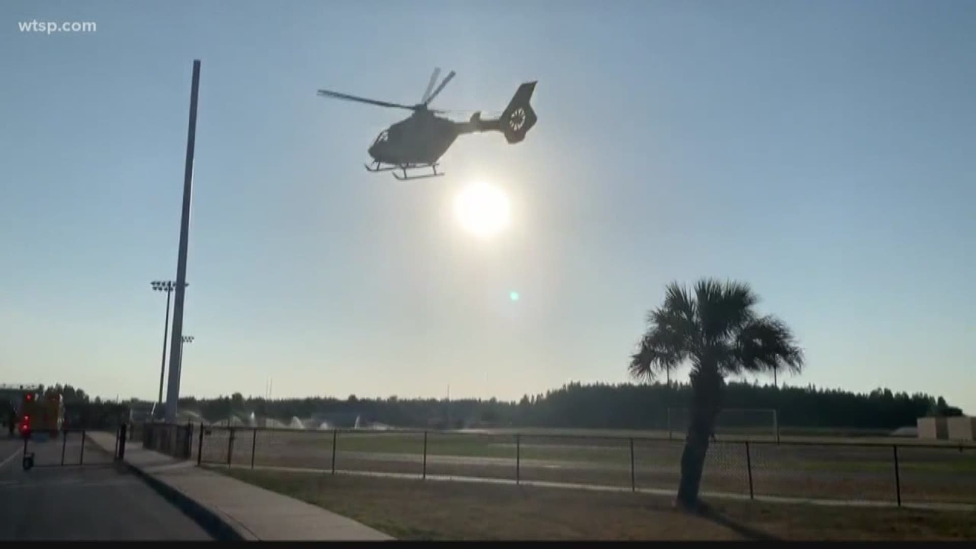 A 3-year-old girl has been flown to the hospital after being hit by a car in Pasco County.

Florida Highway Patrol troopers said the vehicle was backing out of a driveway and hit the 3-year-old on her tricycle.

It happened Wednesday evening on Torvest Court in Land O' Lakes. The child is listed in critical condition, according to Pasco Fire Rescue.