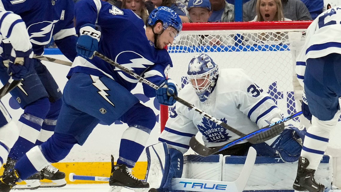 Maple Leafs rally, top Lightning in OT for 3-1 series lead