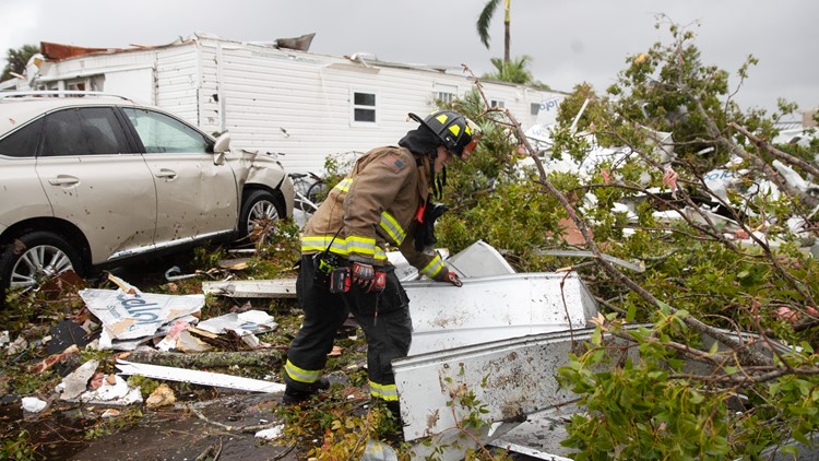 Strong cold front spawns at least 5 tornadoes across southwest Florida