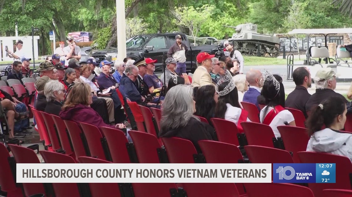 Ceremony held to honor Vietnam veterans in Tampa