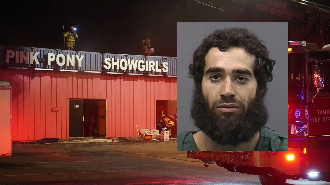Man arrested for starting fire at Tampa gentleman's club | wtsp.com