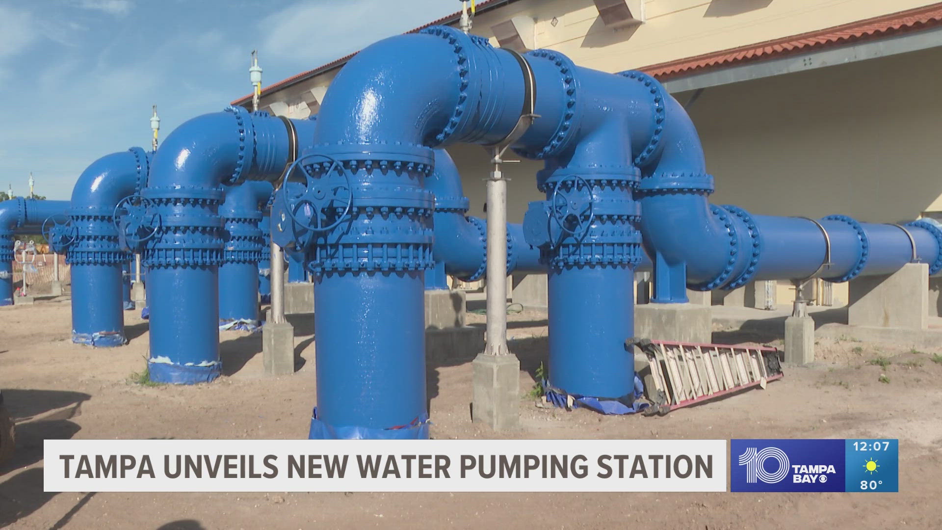 The new pump station is designed to treat more water in less time and improve quality.