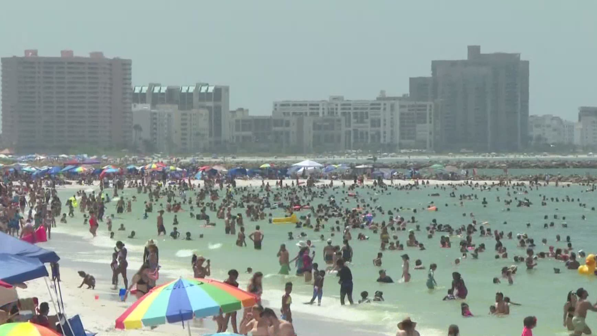 Even outdoors, congested spaces can lead to transmissions, and beach goers that congregate inside could face issues as well.