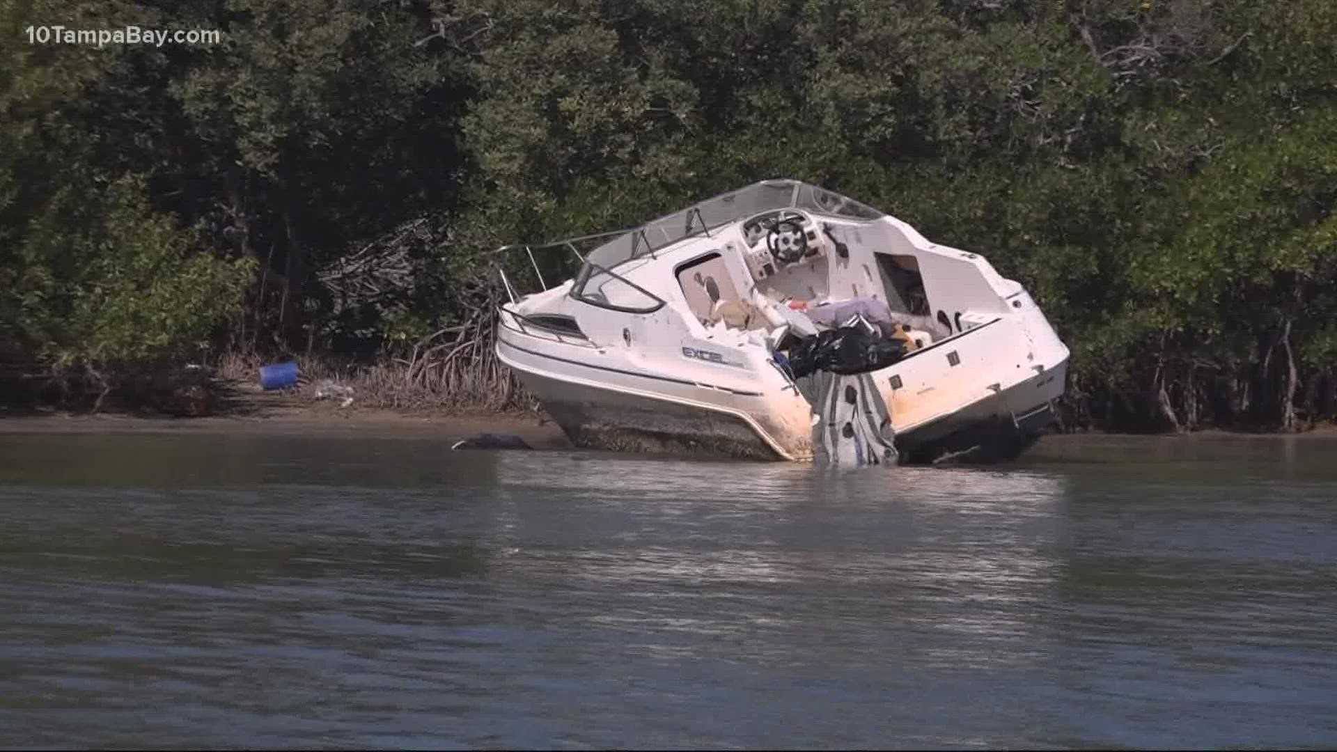 The Pinellas County Sheriff's Office has contracted Divecom to start removing around 40 abandoned and dilapidated boats from Pinellas County waterways.