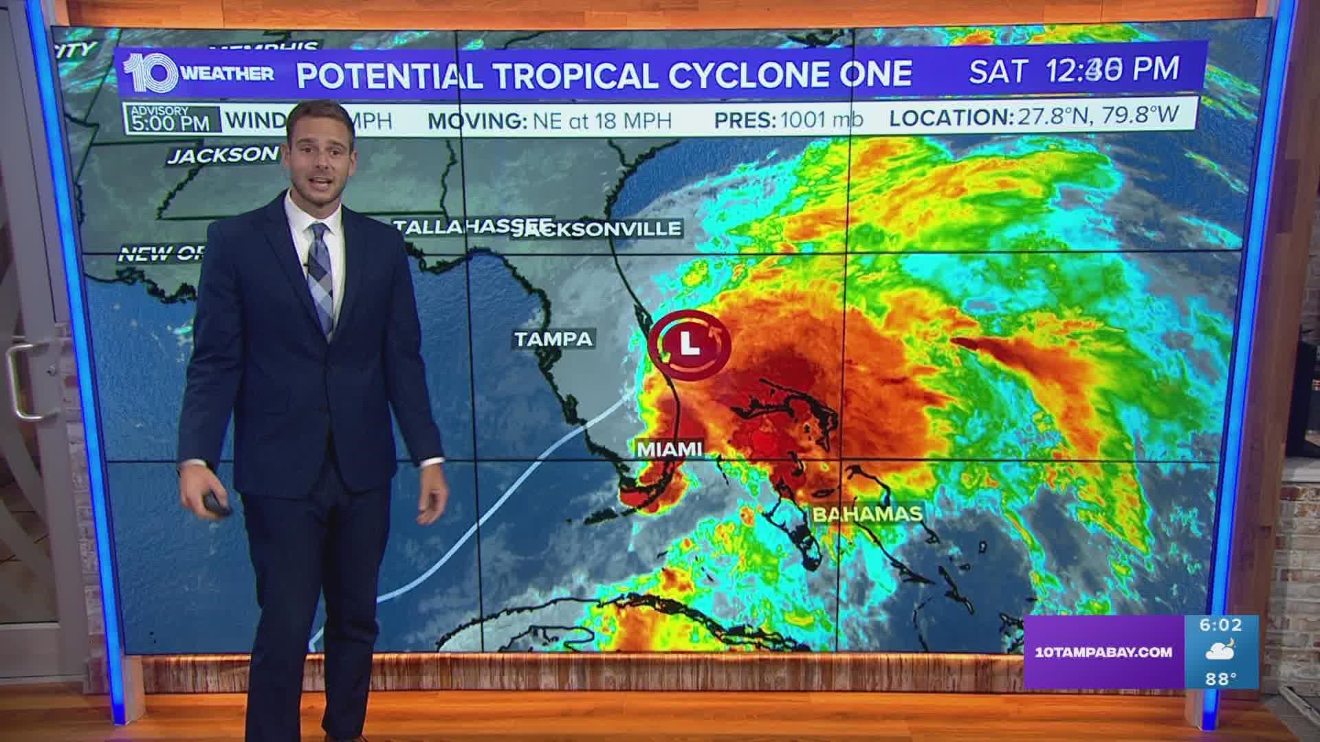 Tropical storm warnings were canceled for parts of our viewing area, including Hardee, Sarasota, Highlands, Polk and Manatee counties.