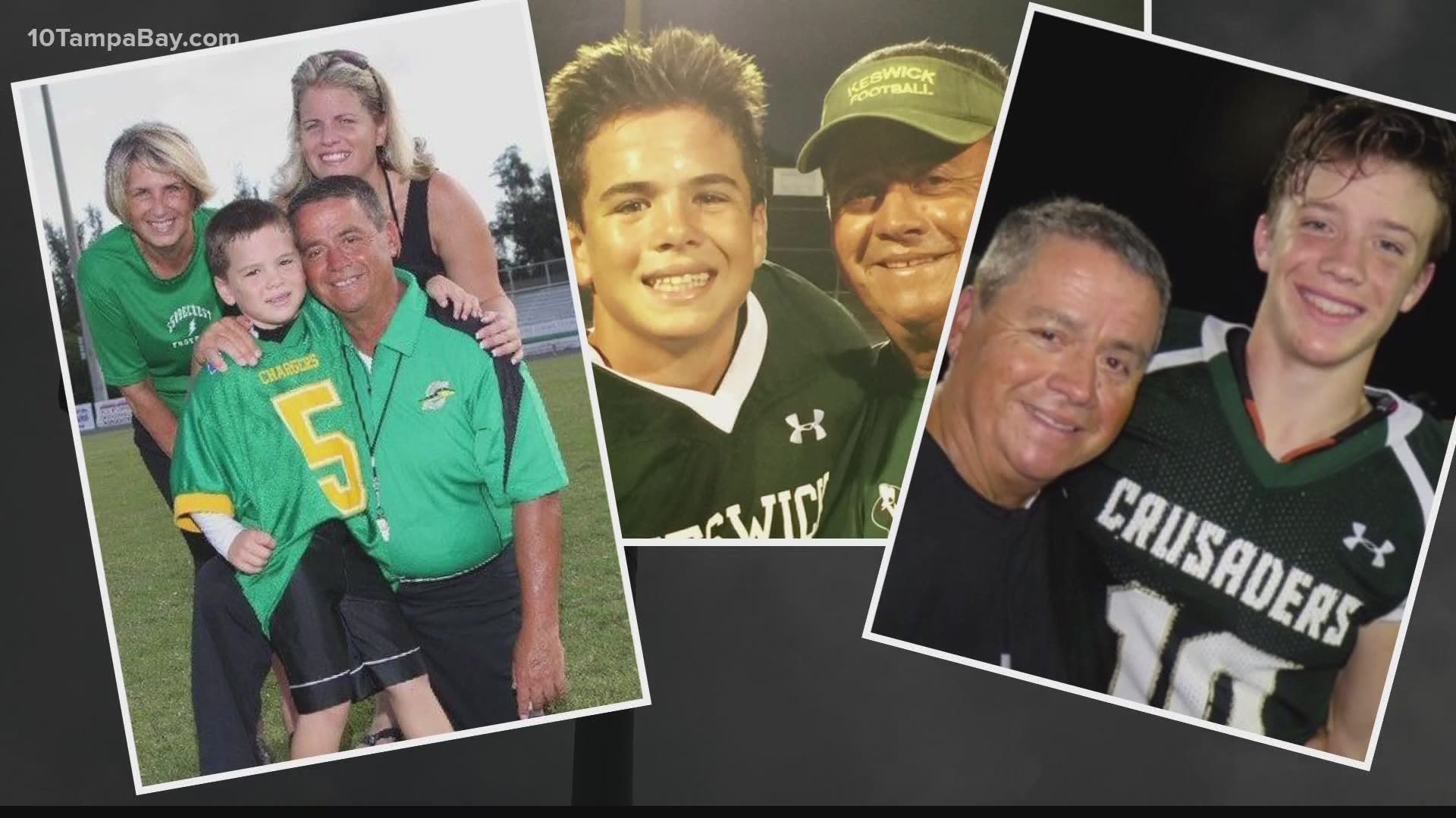 Phil Hayford started coaching at 21. A half-century later, he's Pinellas County's all-time wins leader and kicks off Year 50 in September, alongside his grandson.