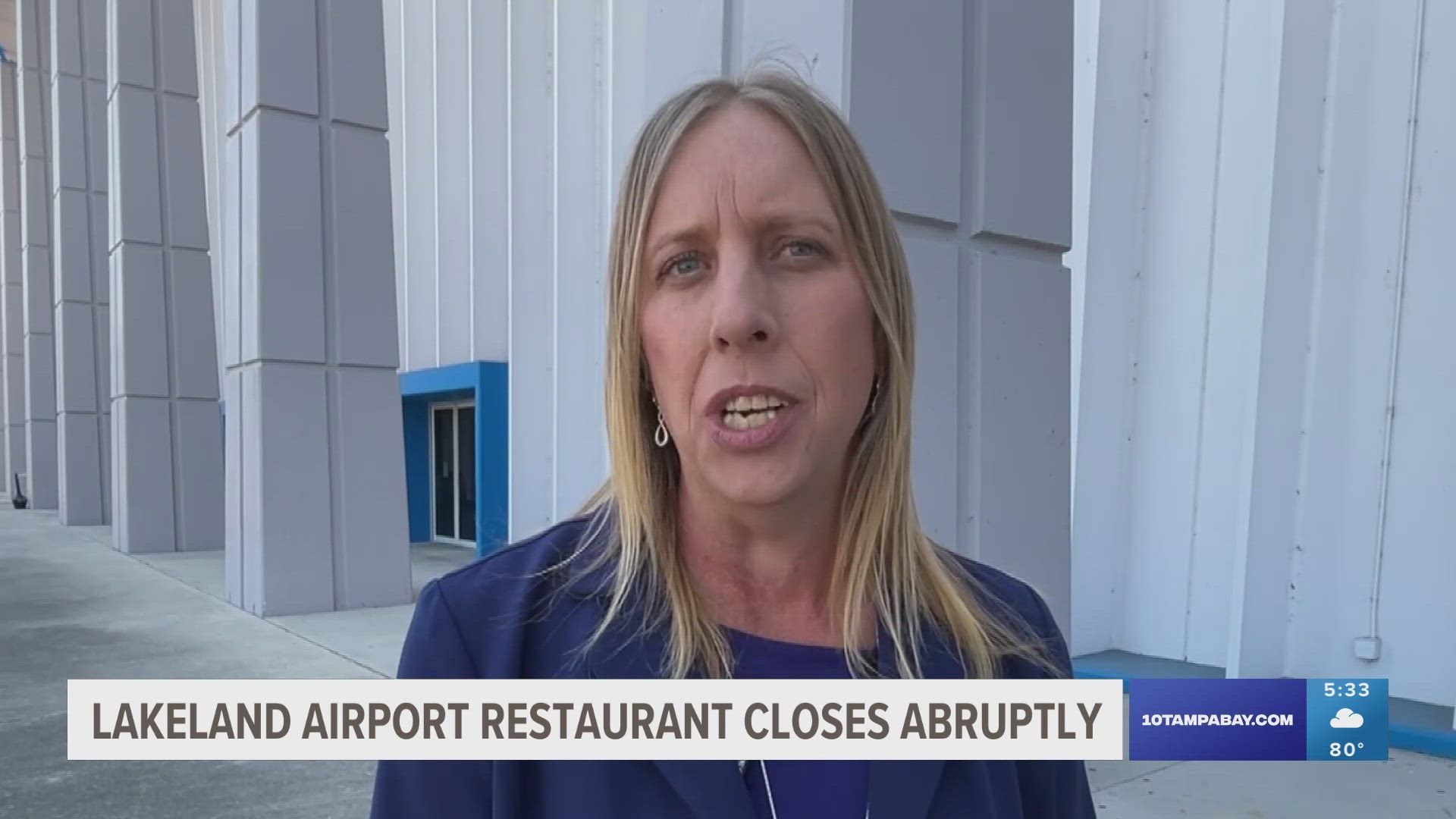 An airport official says they were caught off guard.