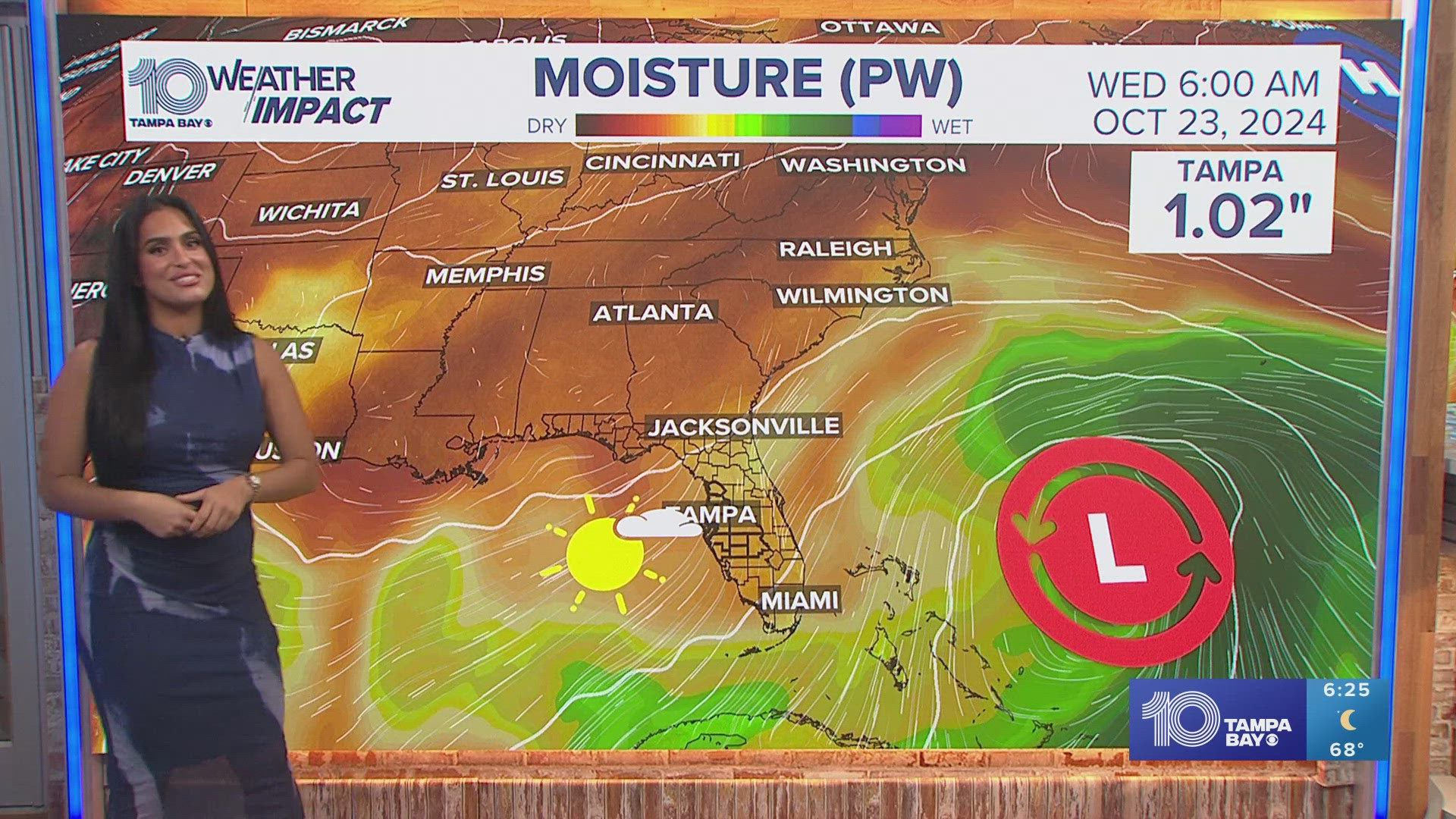 Oscar will bring some breezy weather to the state but the storm is not a threat to Florida.