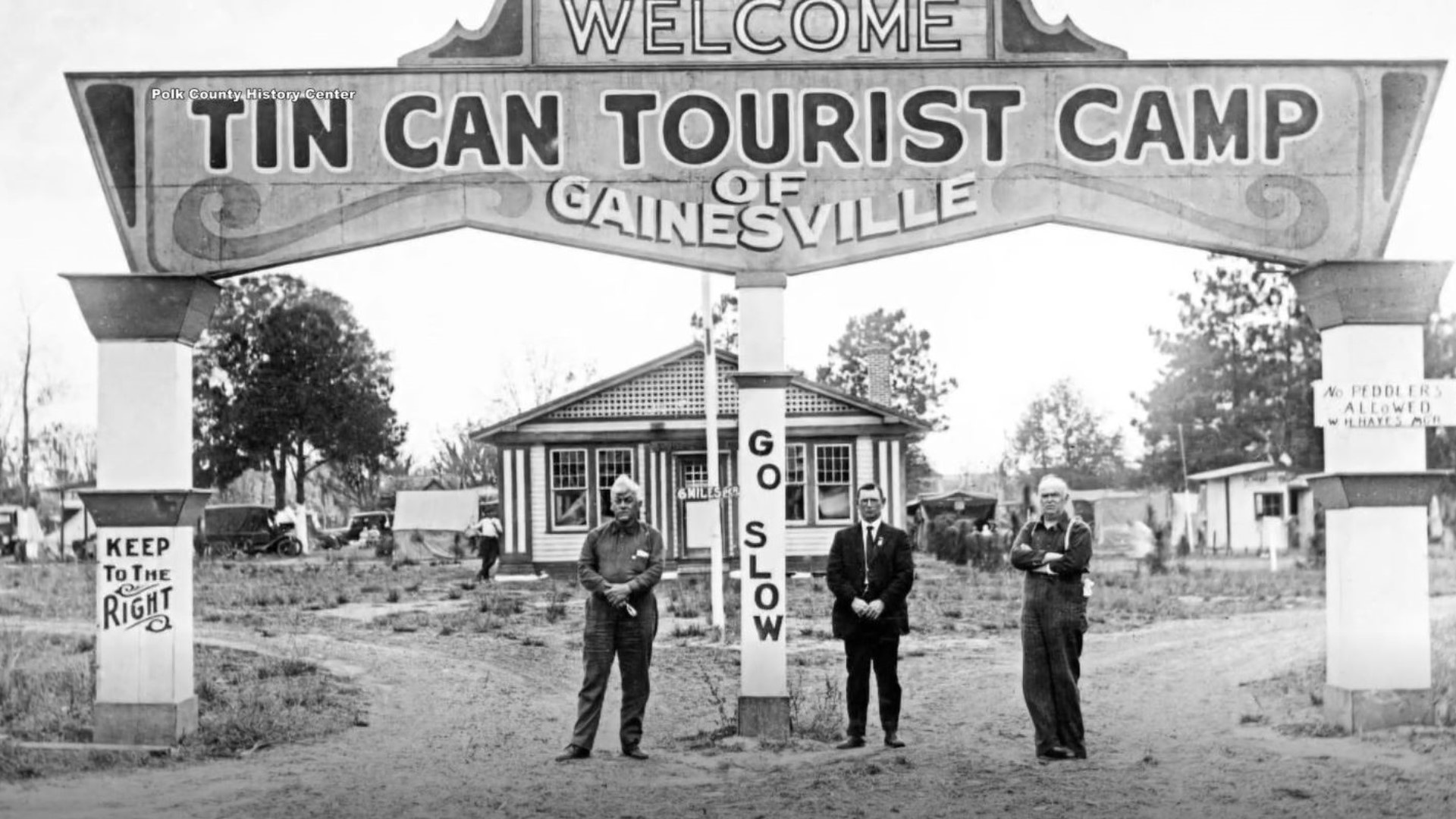 The Tin Can Tourists really came about with the creation of the Dixie Highway. It was the first road that ran from Detroit all the way to Miami.