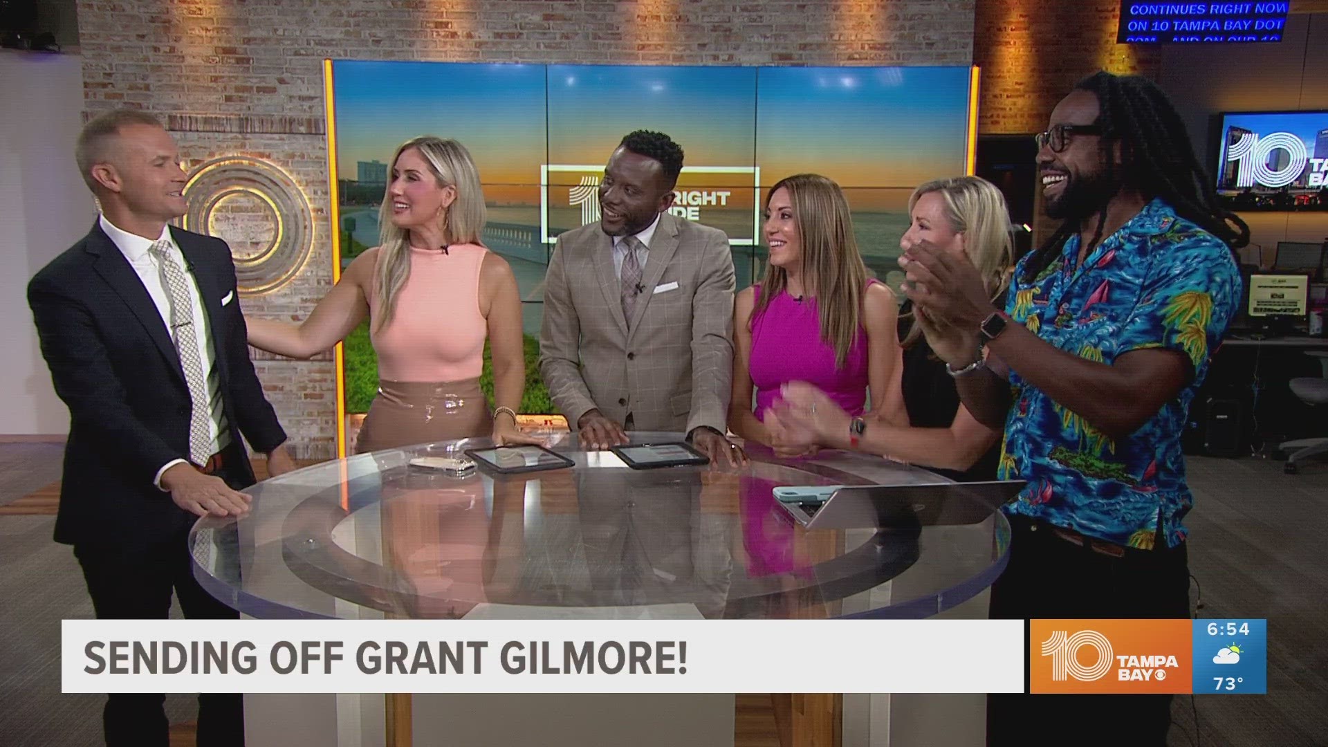 The Brightside team said goodbye to Meteorologist Grant Gilmore on Friday.